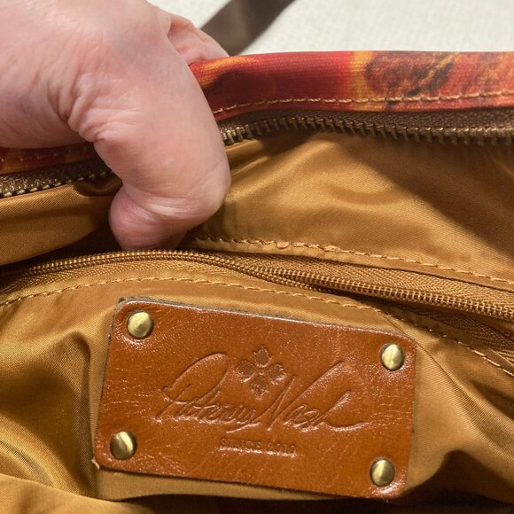 Patricia Nash Fall Floral Coated Canvas Crossbody - Picture 10 of 11